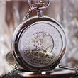 Load image into Gallery viewer, Jean Pierre® of Switzerland Silver Mechanical Pocket Watch