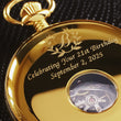 Load image into Gallery viewer, Jean Pierre® of Switzerland Gold Mechanical Pocket Watch