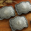 Load image into Gallery viewer, Engraved Custom Belt Buckle, Personalized Groomsmen Cowboy Belt Buckle
