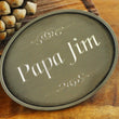 Load image into Gallery viewer, Round Satin Silver Engraved Belt Buckle, Personalized Belt Buckle, Groomsman Belt Buckle, Cowboy Belt Buckle