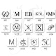 Load image into Gallery viewer, Engraved Silver Steel Cufflinks, Personalized Groomsmen Cufflinks, Square Monogramed Cufflinks