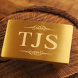 Load image into Gallery viewer, Engraved Satin Gold Belt Buckle, Personalized Belt Buckle, Groomsman Belt Buckle, Cowboy Belt Buckle