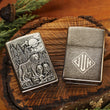Load image into Gallery viewer, Official Timberwolves Zippo© Lighter, Wolf Pack Zippo©, Groomsman Lighters with Custom Monogram Engraving