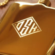 Load image into Gallery viewer, Gold Personalized Flask, Engraved Gold Flask, Personalized Groomsman or Bridesmaid Flask, Best Man Engraved Flask, High Quality Flasks
