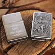 Load image into Gallery viewer, Eagle and Snake Zippo© Lighter, Eagle vs. Snake Lighter, Zippo©, Lighters with Custom Monogram Engraving