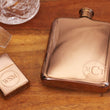 Load image into Gallery viewer, Rose Gold Personalized Flask, Engraved Rose Gold Flask, Personalized Bridesmaid Flask, Bridesmaid Engraved Flask, Bridal Shower Gifts