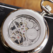 Load image into Gallery viewer, Mount Royal Open Face Skeleton Pocket Watch, Personalized Pocket Watch