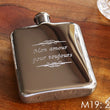Load image into Gallery viewer, Gold Personalized Flask, Engraved Gold Flask, Personalized Groomsman or Bridesmaid Flask, Best Man Engraved Flask, High Quality Flasks