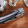Load image into Gallery viewer, Chateau Laguiole Corkscrew, Black Horn Handle Wine Opener, Personalized Groomsman Gift, Engraved Bottle Openers, Corkscrew Opener