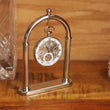 Load image into Gallery viewer, Silver Pocket Watch Display Stand Anniversary Gift For Him