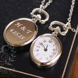 Load image into Gallery viewer, Mount Royal Engraved Silver Watch Necklace