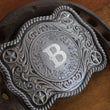 Load image into Gallery viewer, Factory Second Personalized Initial Belt Buckle, Vintage Custom Belt Buckle, Western Belt Buckle with Initial Gift for Him