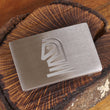 Load image into Gallery viewer, Custom Silver Belt Buckle with Company Logo, Personalized Casual Belt Buckle Gift