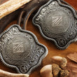 Load image into Gallery viewer, Engraved Custom Belt Buckle, Personalized Groomsmen Cowboy Belt Buckle