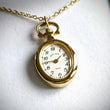 Load image into Gallery viewer, Mount Royal Gold Watch Necklace Gift for Her, Graduation Minimalist Bridesmaid Gifts