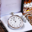 Load image into Gallery viewer, Mount Royal Open Face Silver Pocket Watch