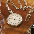 Load image into Gallery viewer, Mount Royal Open Face Silver Pocket Watch