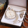 Load image into Gallery viewer, Mount Royal Open Face Silver Pocket Watch