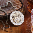 Load image into Gallery viewer, Jean Pierre Pocket Watch Silver
