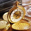 Load image into Gallery viewer, Mount Royal Double Hunter Gold Pocket Watch