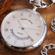 Load image into Gallery viewer, Mount Royal Open Face Silver Pocket Watch