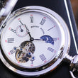 Load image into Gallery viewer, Mount Royal Sun and Moon Half Hunter Pocket Watch