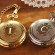 Load image into Gallery viewer, Mount Royal Double Hunter Crest Silver Pocket Watch