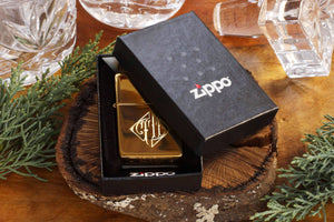 Solid Brass Zippo© Lighter