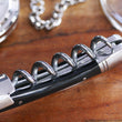 Load image into Gallery viewer, Chateau Laguiole Corkscrew: Black Horn Handle Wine Opener
