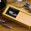 Load image into Gallery viewer, Laguiole Corkscrew Ebony Wood Handle: Engraved Wood Gift Box, Corporate &amp; Client Gifts
