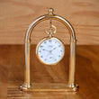 Load image into Gallery viewer, Gold Pocket Watch Display Stand | Luxury Holder for Jean Pierre &amp; Mount Royal Watches | Anniversary Gift For Him
