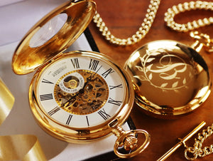 Jean Pierre® of Switzerland Gold Mechanical Pocket Watch