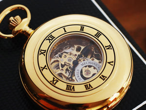 Jean Pierre® of Switzerland Gold Mechanical Pocket Watch