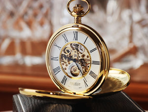Jean Pierre® of Switzerland Gold Mechanical Pocket Watch