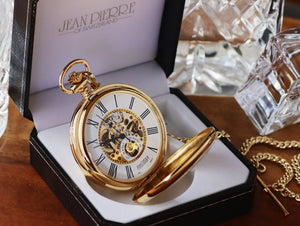 Jean Pierre® of Switzerland Gold Mechanical Pocket Watch