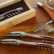 Load image into Gallery viewer, Chateau Laguiole Corkscrew: Black Horn Handle Wine Opener
