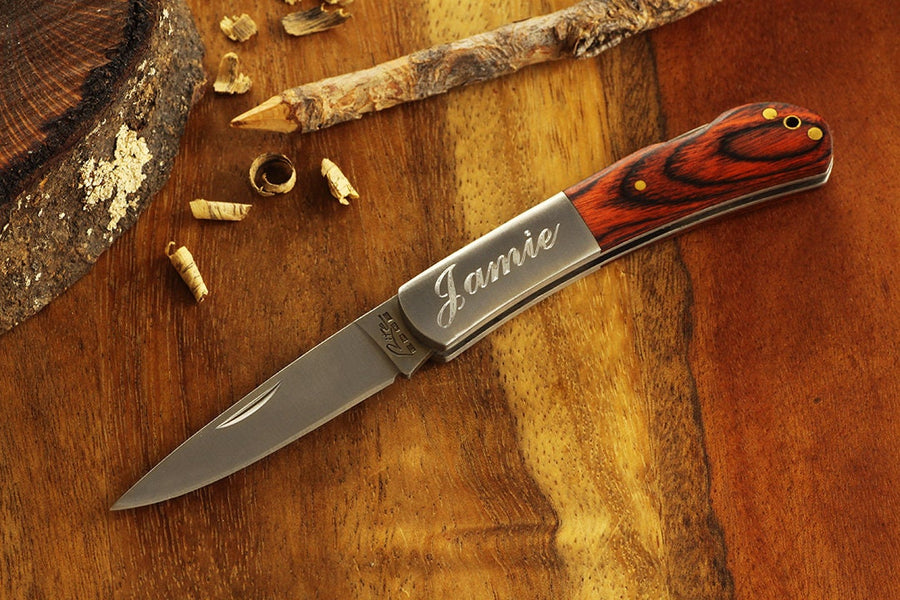 Pocket Knife Groomsmen Gift, Personalized Engraved Pocket Knife, Friends Birthdays and Father's Day Gift