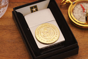 Official US ARMY Zippo© Lighter, Engraved ARMY Zippo ©