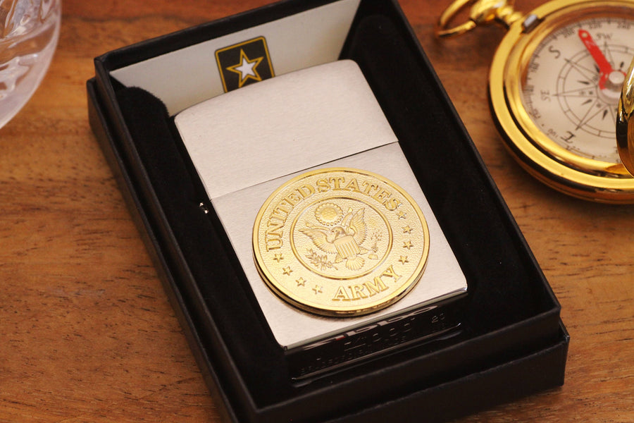 Official US ARMY Zippo© Lighter, Engraved ARMY Zippo ©