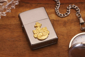 Official US NAVY Zippo© Lighter, Engraved Navy Zippo ©