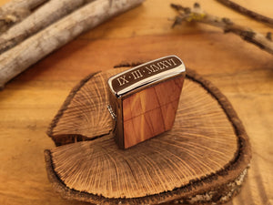 Engraved Official Woodchuck USA Zippo© Lighter, Personalized Wood Lighter, Custom Zippo© Lighter