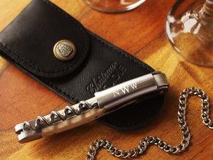 Chateau Laguiole Corkscrew, Maple Wood Handle Wine Opener, Personalized Groomsman Gift,  Engraved Bottle Openers,  Corkscrew Opener