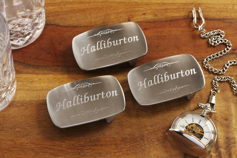 Engraved Satin Silver Belt Buckle, Personalized Belt Buckle, Groomsman Belt Buckle, Cowboy Belt Buckle, Solid Steel Belt Buckle For Him