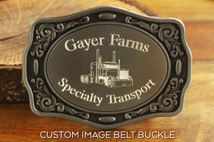 Custom Company Logo Belt Buckle