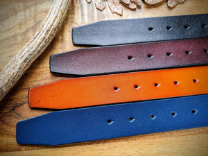 Genuine Leather Belt for Belt Buckles from Our Store, Multi Color Belts, Black, Brown, Blue Leather Belts, Buckle Not Included