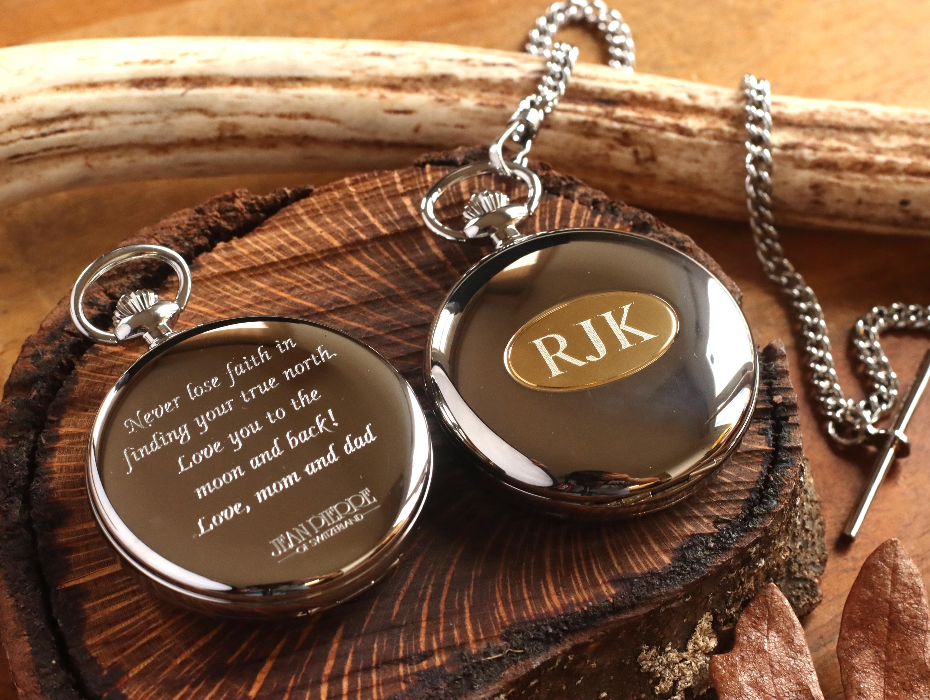 Jean Pierre® of Switzerland Custom Engraved Compass – Oak Tree