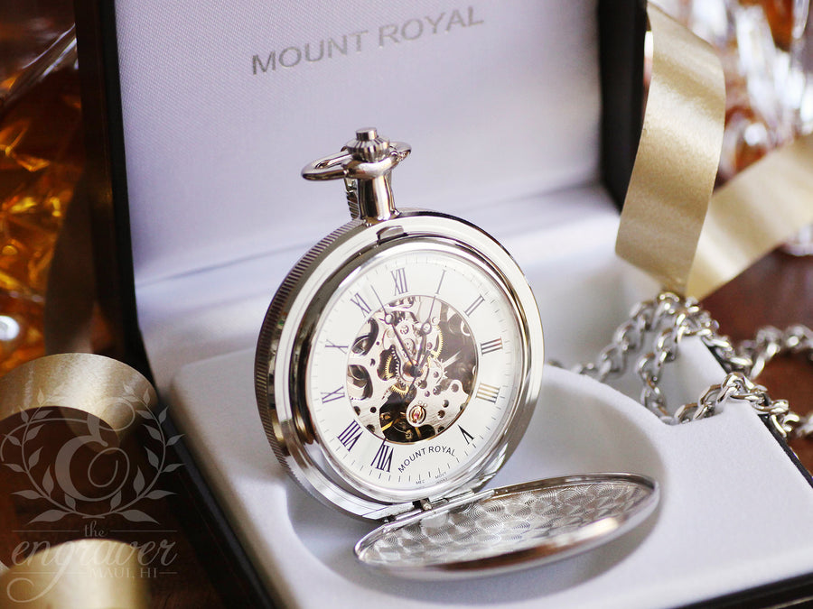 Mount Royal Double Hunter Silver Pocket Watch