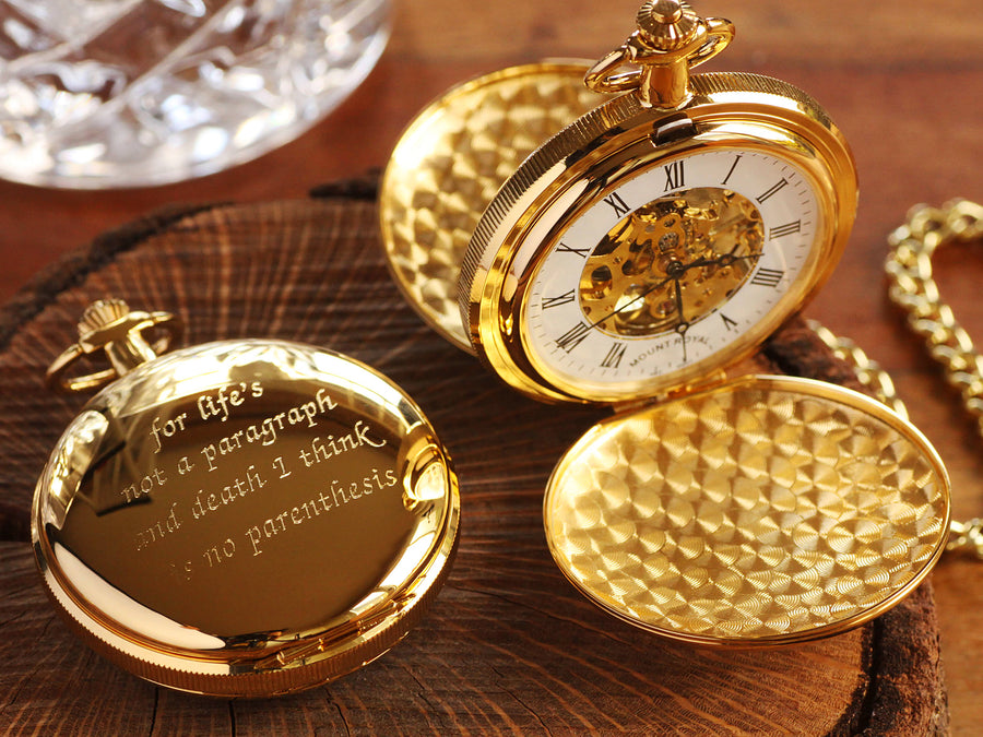 Mount Royal Double Hunter Gold Pocket Watch