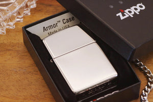 Chrome ARMOR® Zippo© Lighter